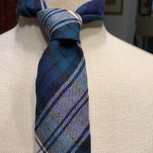 LOCHCARRON SCOTLAND SCOTTISH BLACK WATCH DRESS TARTAN PLAID WOVEN WOOL NECKTIE